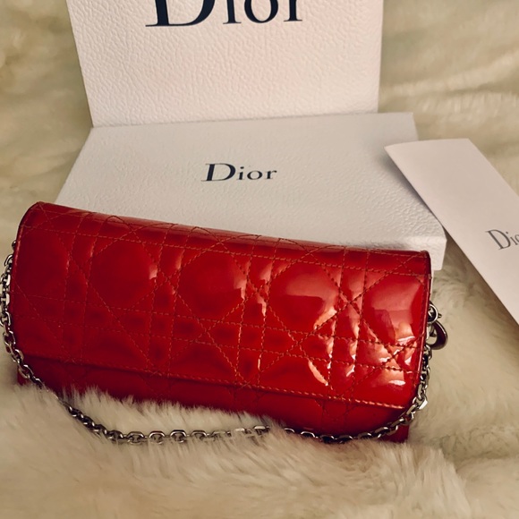 Lady Dior Cannage Wallet On Chain - Picture 2 of 8
